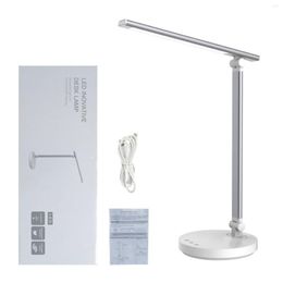 Table Lamps Led Desk Lamp With Wireless Charger Touch Control Usb Powered Sleeping 5 Lighting Modes Home Kids Eye Care Minute Auto Timer