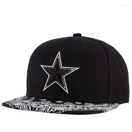 Ball Caps Printed Baseball Cap Men Hip Hop Flat Brim Hat Sunscreen Snapback Sun Four Seasons Street Casual Headwear