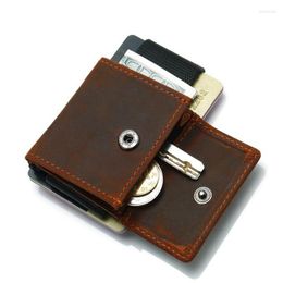 Card Holders 2022 Minimalist Drawing Wallet Coin Purse Holder Small Business ID Organizer Badge Porte Carte