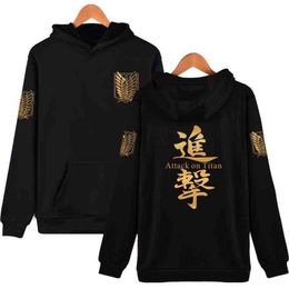 Hoodies Hoodie Cute Unicorn Japan Anime Attack on Titan Sweatshirts Coat Halloween Party Eren Warm Autumn Winter Jacket Costumes Xxs-4xl 201021