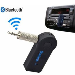 Real Stereo New 3.5mm transmitter Streaming Bluetooth Audio Music Receiver Car Kit Stereo BT 3.0 Portable Adapter Auto AUX A2DP for Handsfree Phone MP3