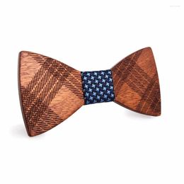 Bow Ties Handmade Men/Women/Kids Wood Tie Business Butterfly Cravat Party Children BowTie