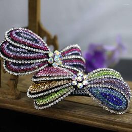 Hair Clips 42 88mm Bridal Wedding Headdress Headband Head Bands Headpiece Accessory Clip Hairpin Rhinestone For Women