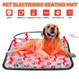 Carpets Pet Electric Heating Pad Mat Cushion Termoproof Puppy Dog Chat chauffé chauffant