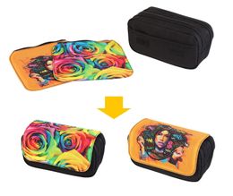 (100 pieces) Blank Sublimation Makeup bag heat press print Pencil bag other Printer Supplies