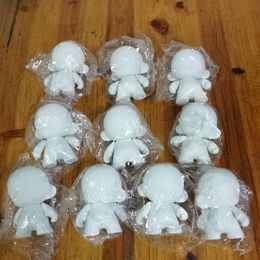 10pcs Action & Toy Figures 4 inch Kidrobot Munny Blank dolls do it yourself DIY Vinyl Art Figure toys With Opp Bag 12cm Unpainted Doll Toy2R