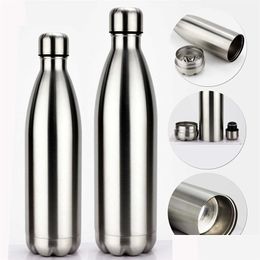 Storage Bottles Jars Diversion Water Bottle Secret Stash Pill Organizer Can Safe Stainless Steel Tumbler Ing Spot For Money Bonus Dhivb