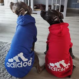 Dog Apparel Pet Products Clothing Coat Jacket Hoodie Sweater Clothes For Big Dogs Cotton Sports Style