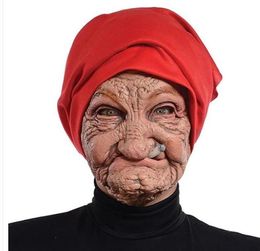 Halloween festival party supplies Mask Scary full facer Masks scream Costume terror old men women masks cosplay rubber headwear prop for adults kids