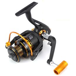 All Metal Wire Cup Spinning Reel 13 Ball Bearing Fishing Wheel Long Cast Spool Balanced Rotor System Fresh&Saltwater Strong231B
