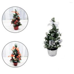 Christmas Decorations Lightweighth Practical Fine Workmanship Tree Model 4 Colours Xmas Realistic Household Supplies