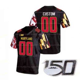 Football Men Women Youth Maryland Terrapins Football Jersey Taulia Tagovailoa Dontay Demus Jr. Tayon Fleet-Davi Jerseys