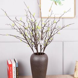 Decorative Flowers 59'' Lifelike Dry Willow Branches Fake Tree Bendable Iron Wires Artificial Plants For Wedding Home Outdoor Decor