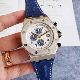 Luxury Mens Mechanical Watch High Top Fashion Leather Brand Stainless Steel Case 42mm Movement Waterproof Sport Swiss es Wristwatch