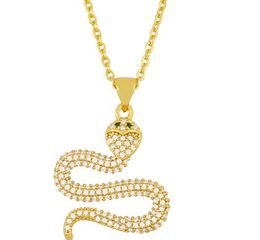 Jewellery Necklaces Pendants snake O chain necklace Zirconia Jewellery Cubic Crystal Cz Fashion Charm 3w4h