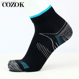 Athletic Socks 2 Pairs Fascia Plantaris Compression Men Women Fasciitis Heel Trace Pain Deodorant Breathable Sports Pressure L220905