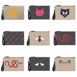 Italian Fashion Pouch Designer Wallets Envelope Bag Casual Neo Vintage Clutch Bags Toiletry Bag Cosmetic Bags Handbag Wallet Coin Purse 473904 30x21x1.5cm