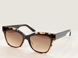 Cat Eye Sunglasses Havana Brown Shaded Women Party Glasses Shades Occhiali da sole Pupular Styles