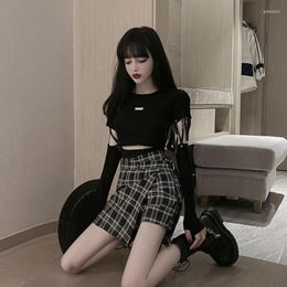 Clothing Sets The Style In Autumn Is Small Tall Foreign Playful Cool. Girls Wear Two Suits With Handsome Elegant Short Skirts