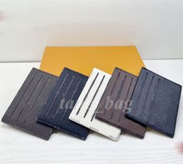 Designer Card Holders 6 card slots Womens men Purses purse Double sided Credit Cards Coin Mini Wallets