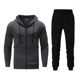 Men's Tracksuits Men's Sportswear Spring Autumn 2 Piece Sets Sports Suit Jacket Pants Sweatsuit Male Print Clothing Men Tracksuit Plus