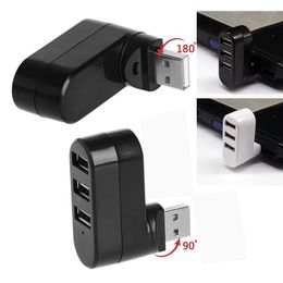 Ports Rotatable High Speed USB HUB 2.0 Splitter Adapter For Notebook/Tablet Computer PC Peripherals USB2.0