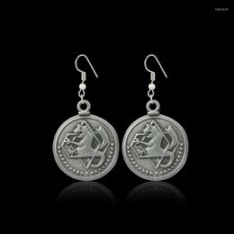 Dangle Earrings Fullmetal Alchemist Drop For Women Man Anime Jewellery Gift Bijoux Hanging Accessories 2022 Trend