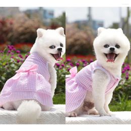 Dog Apparel Summer Dress Clothes For Small Dogs Costum Spring Autumn Pet Cat Accessories