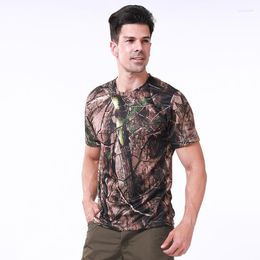 soldier shirt Canada - Men's T Shirts Esdy 2022 Outdoor Round Neck Camouflage Tactical Jungle Camping Military Soldier Quick Dry Short Sleeve Mens