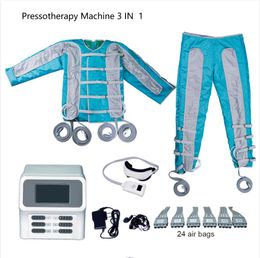 Pressotherapy Slimming Lymphatic Drainage 3 In 1 Far Infrared Light And Eyes Massage Air Pressure Massager Machine Equipment Fat Removal Therapy Device