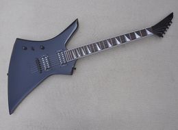 Left Handed Black Electric Guitar with Rosewood Fingerboard Can be Customised as request