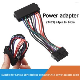 Computer Cables Riser Card Extension Port Adapter ATX 24 Pin To 14 Power Wire Cable Cord For Lenovo IBM Q77 B75
