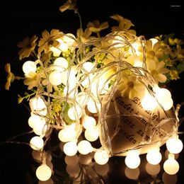 Strings LED Garden Light Globe Bulbs Garland String Fairy Lights Outdoor Lawn Lamps Christmas Wedding Party Decoration