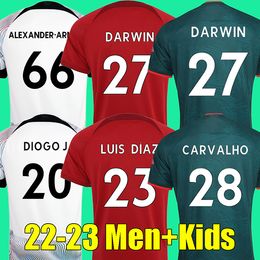 22 23 DARWIN SOCCER Jerseys Nunez Luis Football Shirt Diaz 2022 2023 Diogo Carvalho Jota Tajland