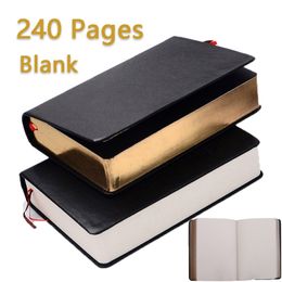 Notepads Thick Paper Notebook Notepad Leather Bible Custom Diary Book Journals Agenda Planner School Office Stationery Supplies Cuaderno 220902