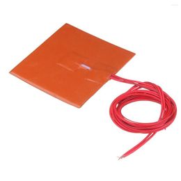 Carpets Universal Heating Pad 100x100mm 12V 50W Silicone Bed Thermistor For 3D Printer Accessories