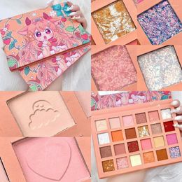 Eye Shadow Product 24 Colours Strawberry Girl Eyeshadow Palette Earth Waterproof Glitter Pearlescent Beginner Colour G1B8