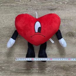 Red Love Heart Bad Bunny Movies TV Plush Dolls Toy Fucked Animals Fashion Artist Pp Cotton Living Home