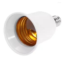 Lamp Holders TO E27 ABS Plug Connector Accessories Bulb Holder Lighting Fixture Base Screw Adapter White Fireproof Home Socket