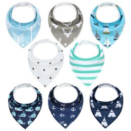 Bibs Burp Cloths Baby Soft And Absorbent For Boys Girls Bandana Drool By Drop Delivery 2022 Mxhome Amwkv
