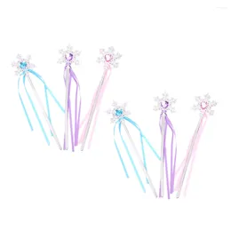 Christmas Decorations Wand Fairy Stick Wands Snowflake Dress Party Girl Angel Winter Accessory Magical Kids Play Role Magics Birthday