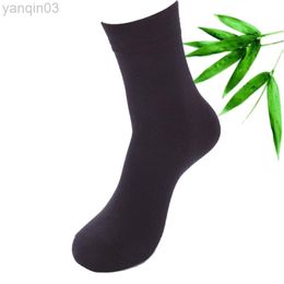 Athletic Socks High Quality New Arrival Brand 5 Couples/party Men Cotton For Bamboo Fiber Classic Businessmen Deodorant Dress L220905