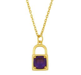 Jewelry Necklaces Pendants Lock O chain big bead necklace Zirconia Jewelry Cubic Crystal Cz Fashion Charm s35h