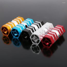 Bike Pedals 1 Pair Bicycle Pedal BMX Road Cylinder Aluminium Alloy Axle Foot Pegs Rocket Socle