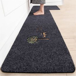 Carpets Tufts Kitchen Mat Anti slip Modern Area Rugs Bedroom Balcony Bathroom Printed Long Carpet Entrance Doormat Hallway Bath Mats 220906