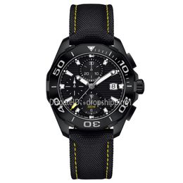 watch mens chronograph quartz watch classic style cloth strap 5 atm water resistant super luminous japanese vk movement