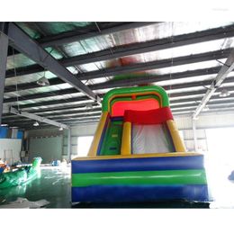 Outdoor Games PVC Commerical Use Inflatable Slide Land Dry Bouncer For Kids Indoor And Free Ocean