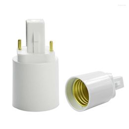 Lamp Holders ABS LED G24 To E27 Adapter Socket Halogen CFL Light Base Converter Bulb Holder 4pin 85-265V