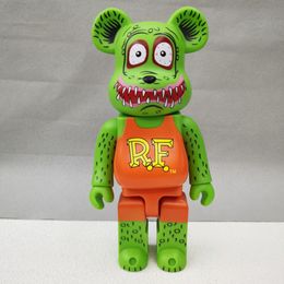 New 400% Bearbrick & Toy Figures Cos Fashion Vogue America Classic Cartoon Image Tales of the Rat Fink PVC Action Figure