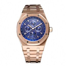 Luxury Mens Mechanical Watch Swiss Chronograph Watches Brand Wristwatch 3a